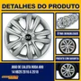 Jogo Calota Aro 14 HB20 Hatch Sedan 2012 Até 2018 