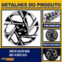 Jogo Calota Aro 14 HB20 Hatch Sedan Após 2024 Preto Prata 