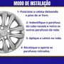 Jogo Calota Aro 14 HB20 Hatch Sedan 2012 Até 2018 