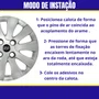 Jogo Calota Aro 14  Hyundai HB20 2012 Até 2015 