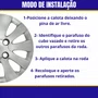 Jogo Calota Aro 14  Hyundai HB20 2012 Até 2015 