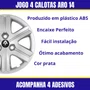 Jogo Calota Aro 14 Kwid Zen 2017 Até 2021 Cubo Padrão