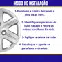 Jogo Calota Aro 14 Kwid Zen 2017 Até 2021 Cubo Padrão