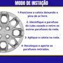 Jogo Calota Aro 14 Novo Ka Hatch Sedan 2015 Até 2018