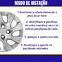 Jogo Calota Aro 14  Onix Prisma Corsa Celta 2014 Até 2016