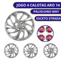 Jogo Calota Aro 14 Palio Uno Way 2015 Até 2016 Attractive