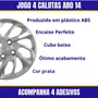 Jogo Calota Aro 14 Palio Uno Way 2015 Até 2016 Attractive
