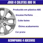 Jogo Calota Aro 14 Peugeot 206 207 208 307 2015 Ate 2016