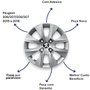 Jogo Calota Aro 14 Peugeot 206 207 208 307 2015 Ate 2016