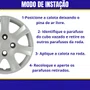 Jogo Calota Aro 14 Peugeot 206 207 307 2010 Até 2016