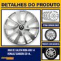 Jogo Calota Aro 14 Renault Sandero 2014 Até 2020