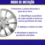Jogo Calota Aro 14 Renault Sandero 2014 Até 2020