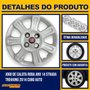 Jogo Calota Aro 14 Fiat Strada Trekkinig 2010 Até 2019