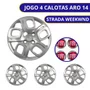 Jogo Calota Aro 14 Uno Way 2015 a 2018 