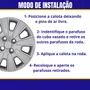 Jogo Calota Aro 14 Volkswagen Gol Voyage 2009 Até 2010