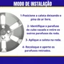Jogo Calota Aro 14 Volkswagen UP 2014 ate 2016