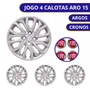 Jogo Calota Aro 15 Argo/Cronos 2022 