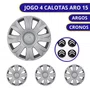 Jogo Calota Aro 15 Citroen C3 2014 Até 2015