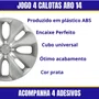 Jogo Calota Aro 15 Citroen C3 2014 Até 2018 