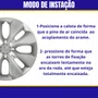 Jogo Calota Aro 15 Citroen C3 2014 Até 2018 