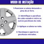 Jogo Calota Aro 15 Cobalt Spin 2013 Até 2020