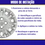 Jogo Calota Aro 15 Ford New Fiesta 2014 Até 2017