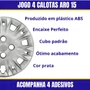 Jogo Calota Aro 15 Ford New Fiesta 2014 Até 2017