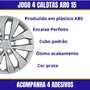 Jogo Calota Aro 15 Fox Polo 2015 Até 2020