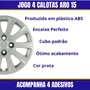 Jogo Calota Aro 15 Gol Voyage G5 2009 Até 2013