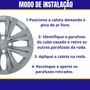Jogo Calota Aro 15 Gol Voyage Saveiro 2023 Prata