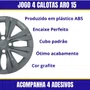 Jogo Calota Aro 15 Gol Voyage Saveiro G7 Após 2017 Grafite