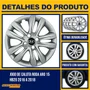 Jogo Calota Aro 15 HB20 Hatch Sedan 2012 Até 2016 Prata