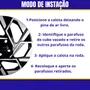 Jogo Calota Aro 15 HB20 2024 Preto e Prata Cubo Padrão