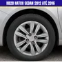 Jogo Calota Aro 15 HB20 Hatch Sedan 2012 Até 2016 Prata