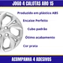Jogo Calota Aro 15 Hyundai Hatch Sedan HB20 2019 Até 2022 