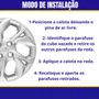 Jogo Calota Aro 15 Hyundai Hatch Sedan HB20 2019 Até 2022 