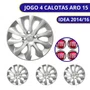 Jogo Calota Aro 15 Idea Punto 2012 Até 2016 