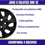 Jogo Calota Aro 15 Onix Prisma Celta 2013 até 2016