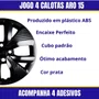Jogo Calota Aro 15 Polo Track 2021 Até 2024 Preto Brilho