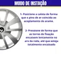 Jogo Calota Aro 15 Renault Sandero Logan 2014 Até 2020
