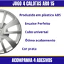 Jogo Calota Aro 15 Renault Sandero Logan 2014 Até 2020