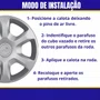 Jogo Calota Aro 15 Sandero Megane Logan 2015 Prata