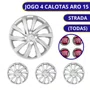 Jogo Calota Aro 15 Strada Todas Após 2021