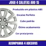 Jogo Calota Aro 15 VW Fox Spacefox Polo 2012 Até 2013