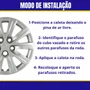 Jogo Calota Aro 15 VW Fox Spacefox Polo 2012 Até 2013