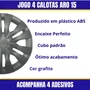 Jogo Calota Aro 15 Yaris 2023 Grafite