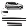 Jogo Friso Lateral Corsa Wind Classic 4 Portas 1994 a 2009 Preto Largo