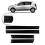 Jogo Friso Lateral Sandero 2007 a 2014 4 Portas Preto