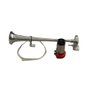 kit Buzina Maritima Cromada Com Mangueira e Compressor 12V 