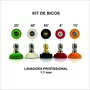Kit de Bicos Para Lavadoras Alta Pressão Profissional com 5 Peças 1,1MM KERS
